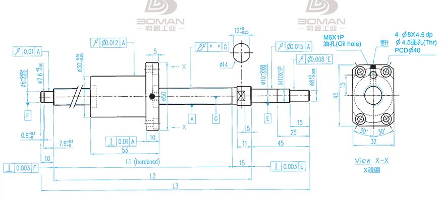 TBI XSVR01210B1DGC5-230-P1 tbi丝杆源头厂家